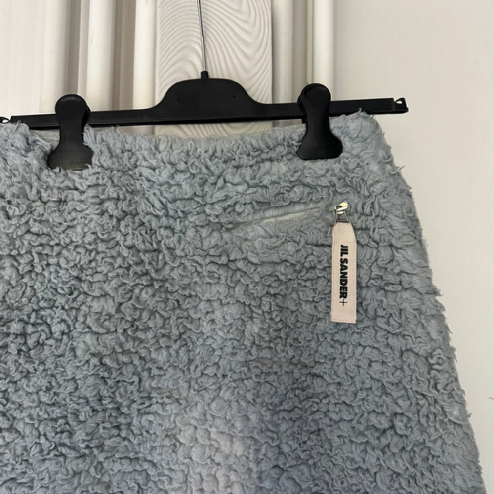 Fleece midi skirt Jil Sander - Blue/Ivory/Rose - Picture 7 of 10
